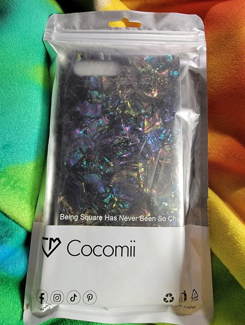 Iridescent Abalone Pattern iPhone 7 Plus Case - Multicolor